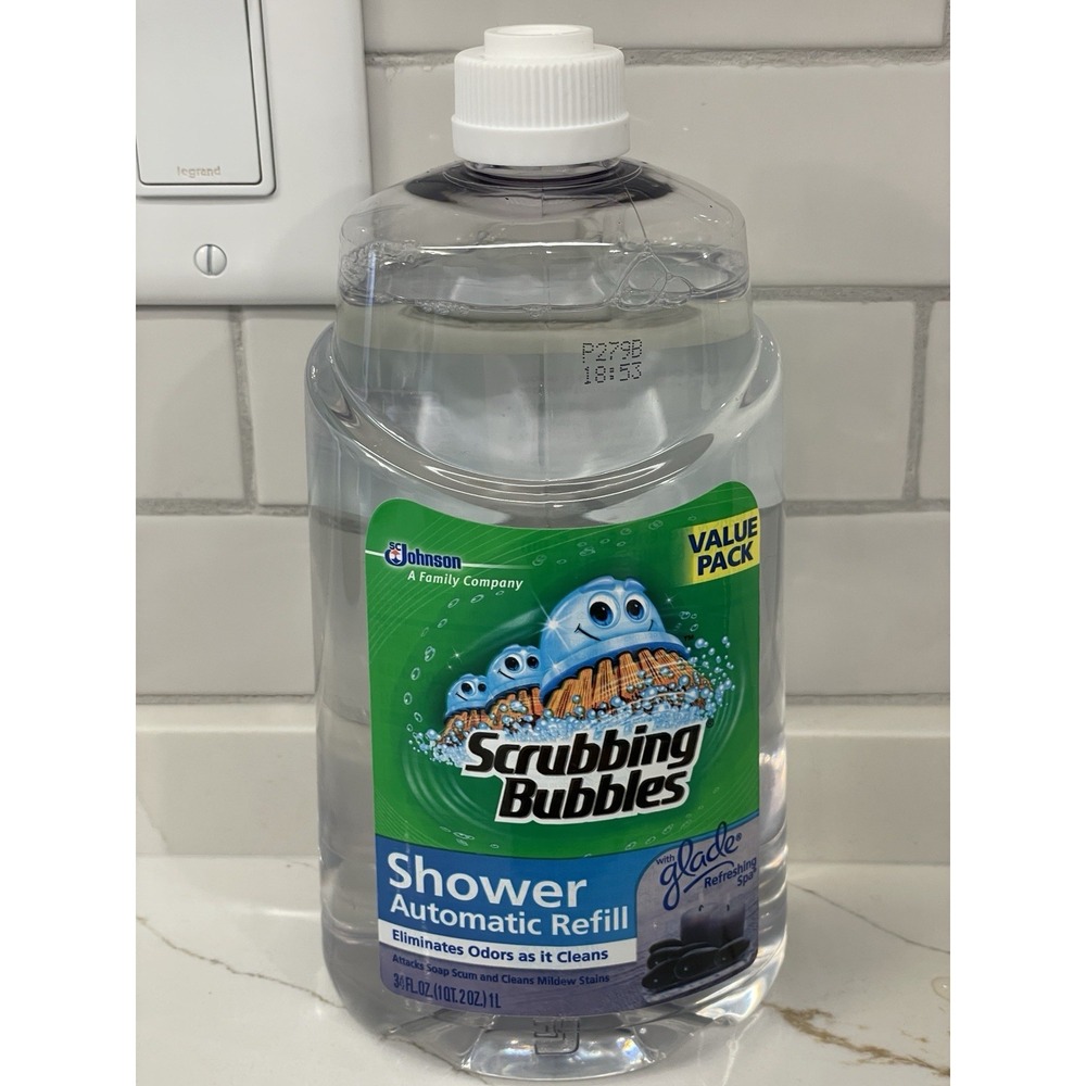 Scrubbing Bubbles Automatic Shower Cleaner Refill 34 fl oz New Glade Refresh Spa